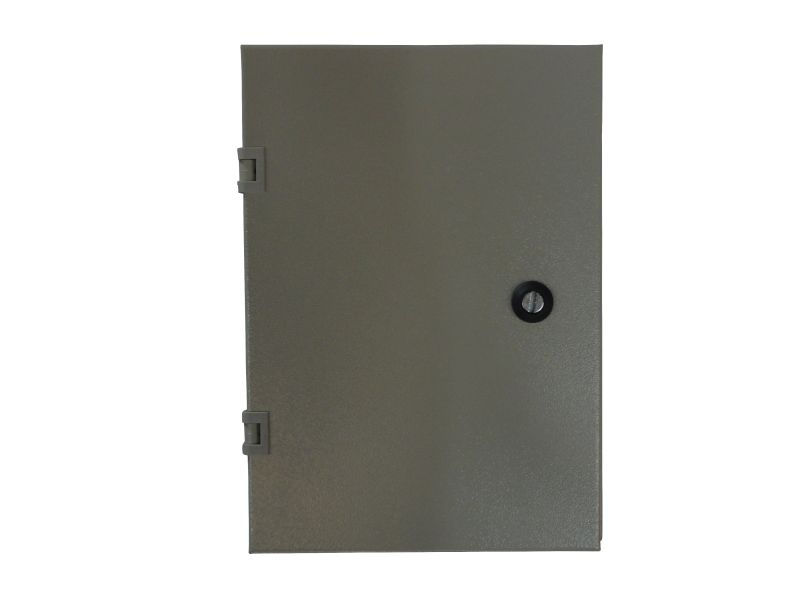 Quadro de Comando Metálico 380x320x170 mm com Flange Cinza IP64