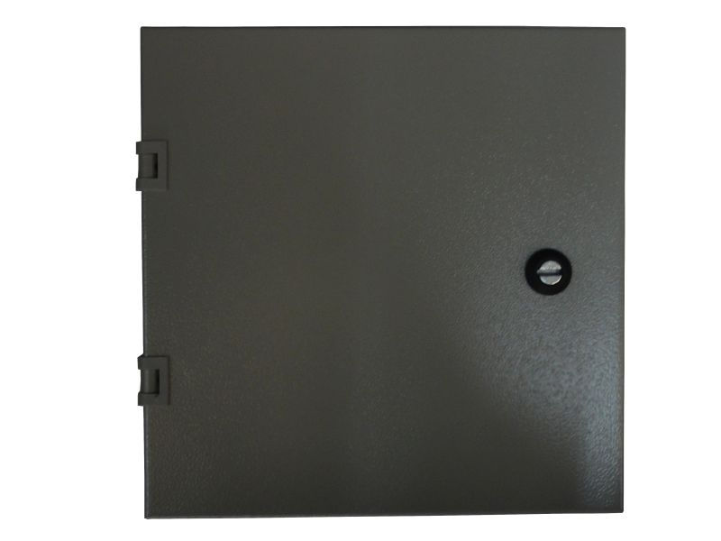 Quadro de Comando Metálico 300x300x100 mm sem Flange com PRE Corte Tomada e Disjuntor Cinza IP54