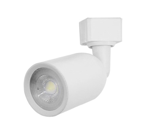 Spot LED Sobrepor Para Trilho Redondo Direcionável 10W Alumínio Direct 6500K 750LM Bivolt v Branco Taschibra