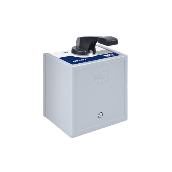 Chave Reversora Rotativa Sobrepor PVC 30A Tripolar com Manopla Longa 3 Posições com Retorno