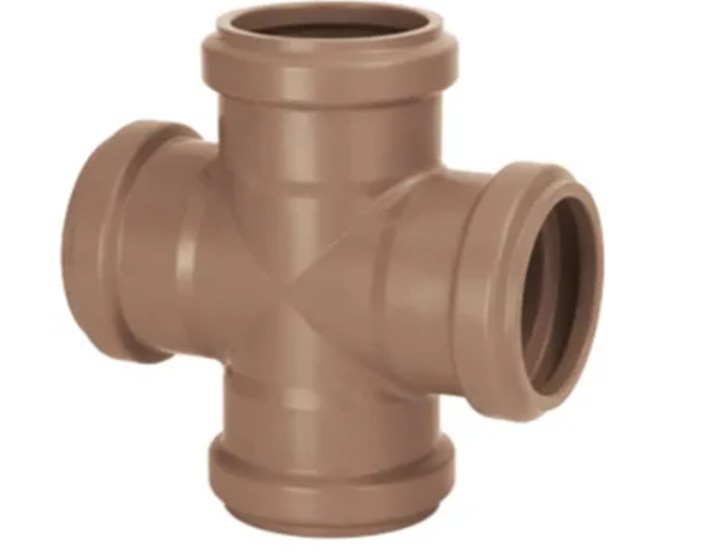 Infraestrutura Cruzeta Pba DN 50/DE 60 PVC mr Amanco Wavin