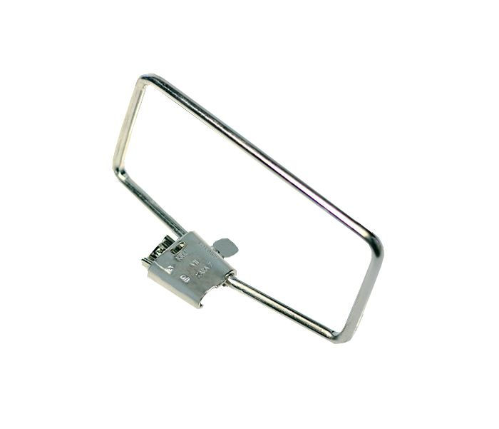 Conector Cunha Ramal Cobre Estanhado D-4-2AWG com Estribo Lateral Cinza