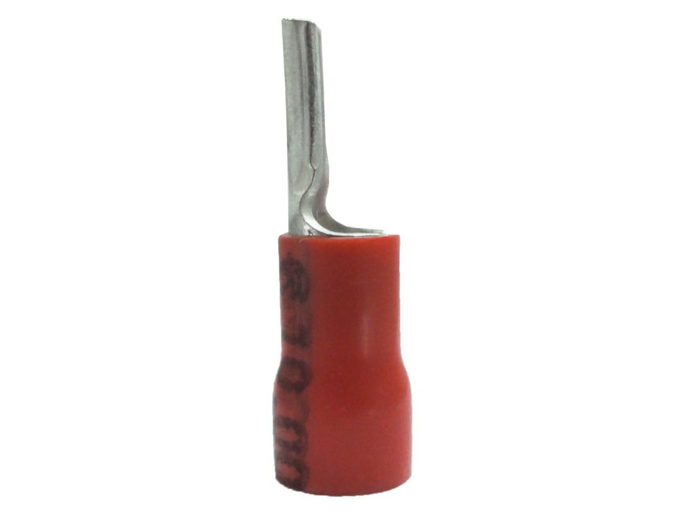 Terminal Cobre Estanhado a Compressão Pino Pre-Isolado 10,00 mm² Vermelho