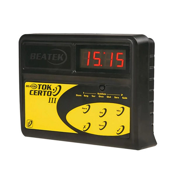 Controlador Para Sirene Programável Bivolt TOK Certo 3 PLUS