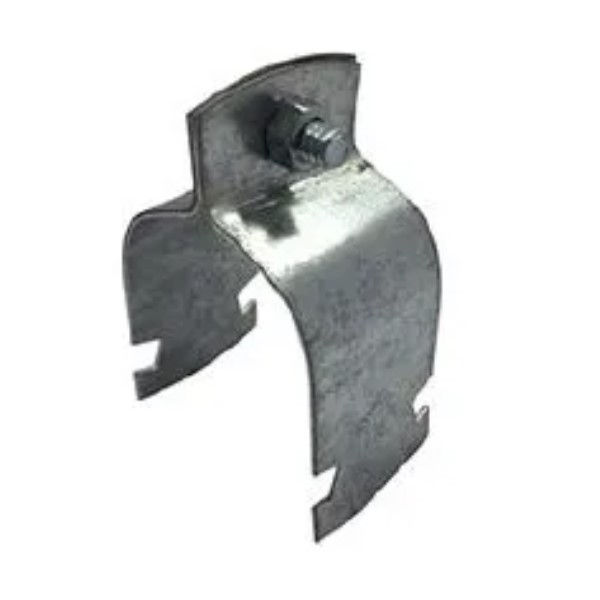 Abraçadeira Abraçadeira Galvanizada Eletrolítica Tipo U 8" com Parafuso para Perfilado
