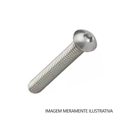 Parafuso Allen Cabeça Abaulada INOX M6x12 mm
