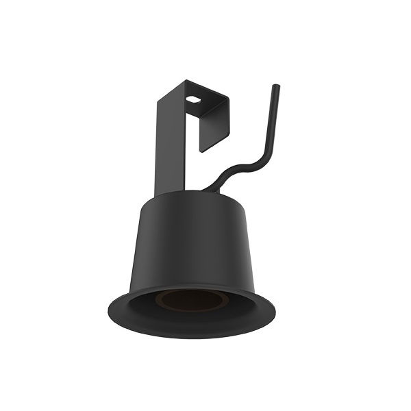 Luminária Industrial Luminária Industrial Soquete E40 1x200W com Gancho para Eletrocalha Preto Fosco