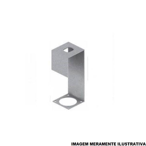 Suporte Gancho Curto Galvanizado Eletrolítico para Perfilado 38x38 mm para Fixação Luminária