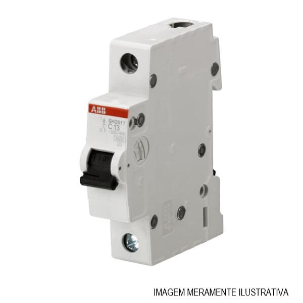 Disjuntor Termomagnético Fixo Unipolar SJ201T C 16A 5 KA/3 KA 127/220VCA DIN
