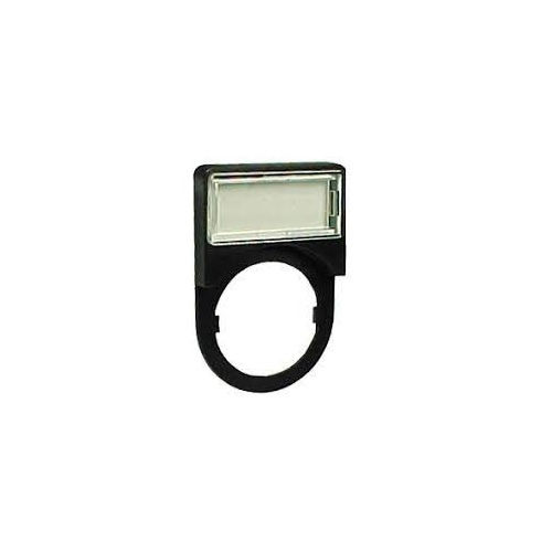 Placa Identificação PVC para Operador Redondo 22,00 mm Preta