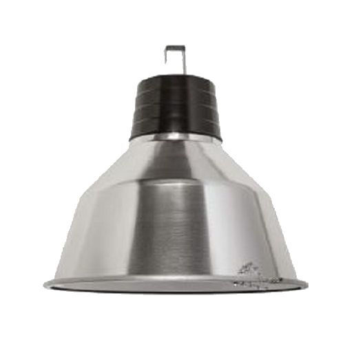 Luminária Industrial Luminária Industrial Pendente Alumínio 20" com Soquete E40 e Gancho com Vidro sem Alojamento