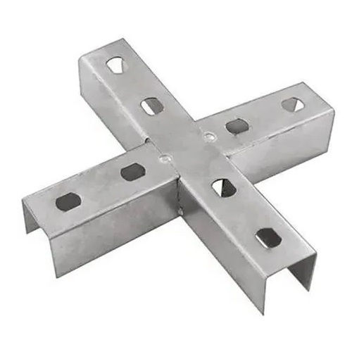 Emenda X Galvanizada Eletrolítica Interna 38x38 mm para Perfilado