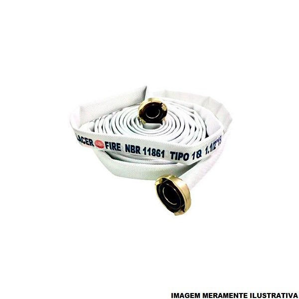 Mangueira Tipo I Poliéster 1.1/2" com 15 M Branca