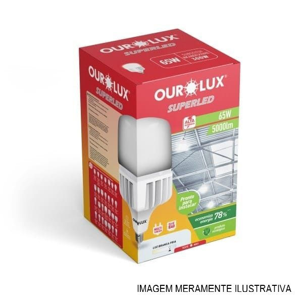 Lâmpada Lâmpada LED 65W Alta Potência E40 Bivolt 6500K 5000 lm 25.000H