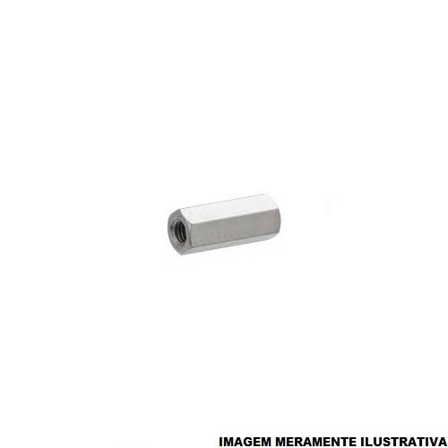 Prolongador Gavanizado Eletrolítico para Vergalhão 3/8"X30 mm