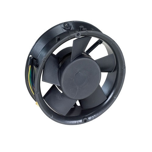 Ventilador Micro Alumínio Redondo 171,5x55 mm 127-220VCA 30/26W 60 Hz 3350/3240 RPM Preto