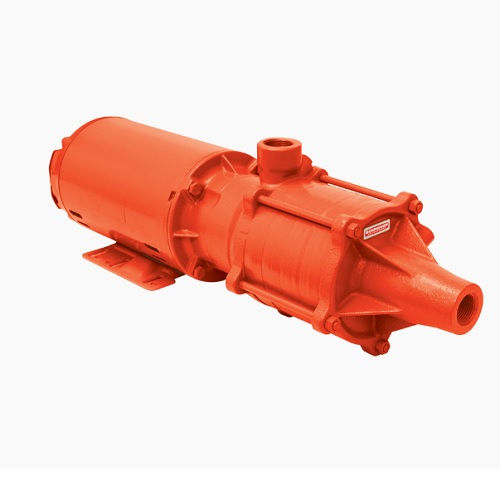 Motobomba Centrífuga Trifásica 10,00 CV BPI Me-al 23100V 220/380/440/760VCA Prevenção Incêndio Laranja IP55