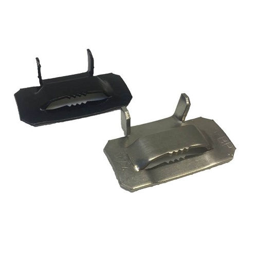 Abraçadeira Abraçadeira Aço INOX Presilha 19 mmX3/4" para Fita de Aço