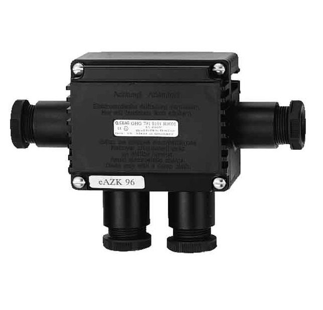 Caixa Junção Sobrepor Poliamida M25 1x1" com Terminais IP65 EEX e IIC T6