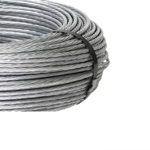 Cordoalha Galvanizada para Estai Esquerda 9,53 mm (3/8") Classe a HS 7 Fios DNT 3,05 mm