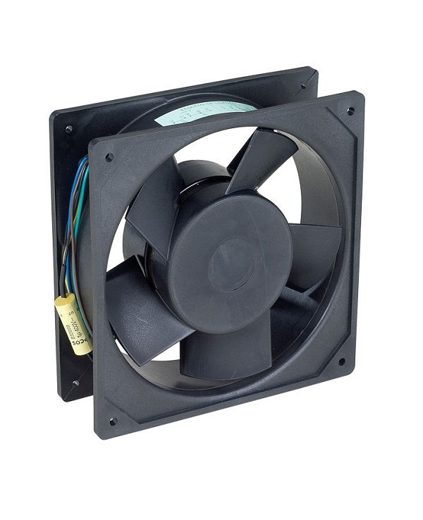Ventilador Micro NYLON Quadrado 162x162x55 mm 110-220VCA 26W 50/60 Hz 3300 RPM Preto