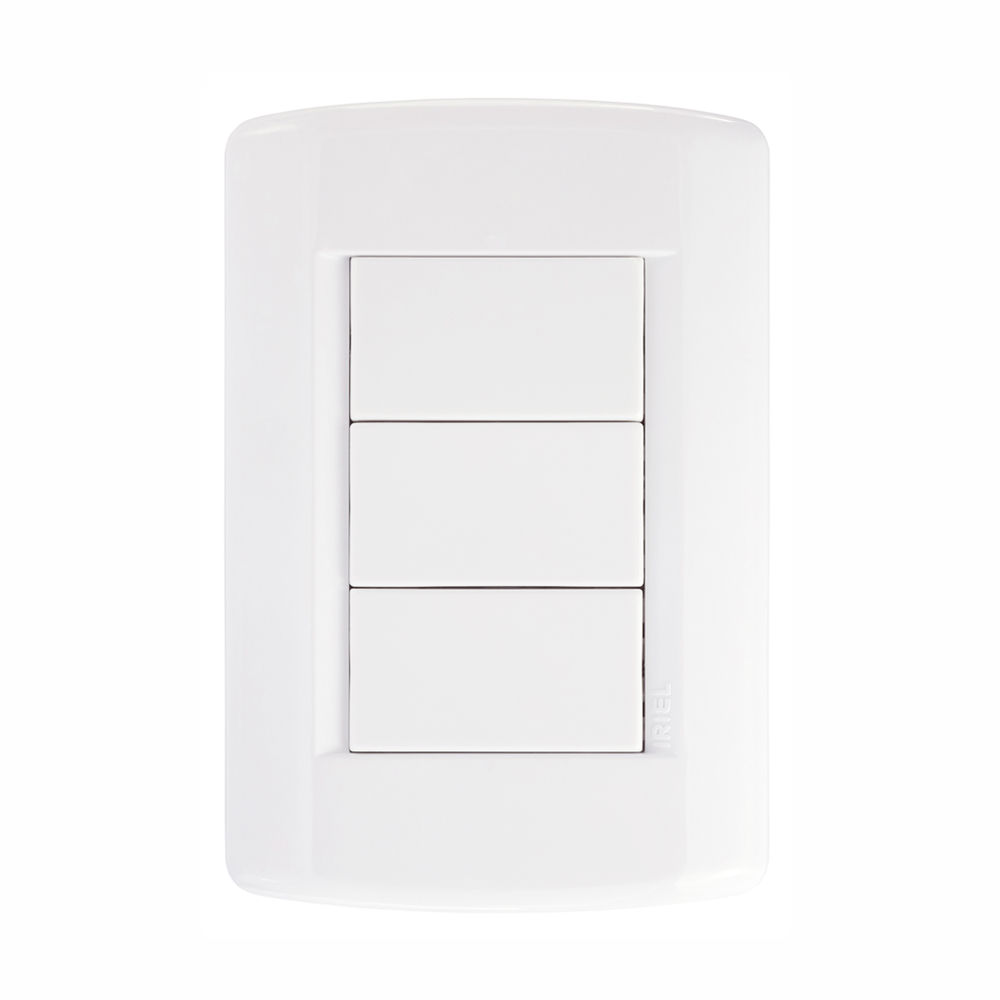 Placa PVC Cega 4x2 Branca Talari