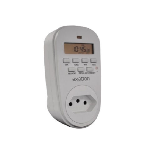 Relé Programador Relé Programador Temporizador Digital 10A Bivolt 40PRG Plugue/Tomada