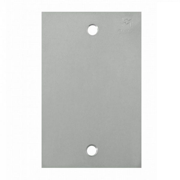 Placa Piso Unha INOX Cega 4x2