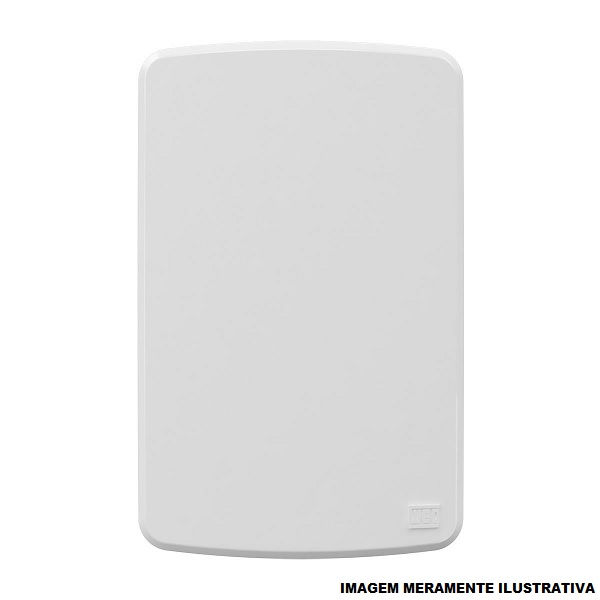 Placa PVC Cega 4x2 Branca Linha Compose