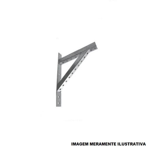 Mão Francesa Mão Francesa Reforçada Galvanizada Eletrolítica para Eletrocalha 500 mm