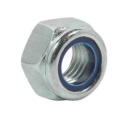 Porca Sextavada Auto-Travante Zincada M5