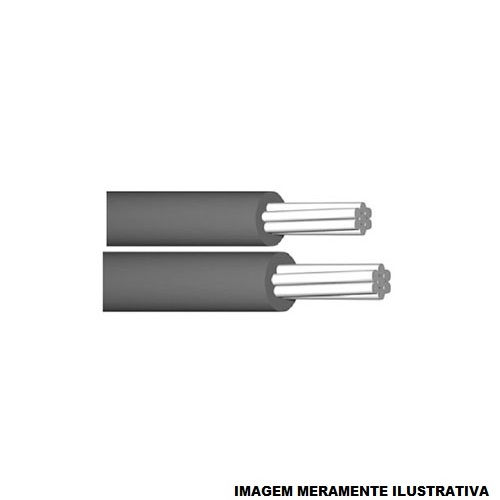 Cabo Alumínio Cabo Alumínio Coberto XLPE 90G 15 kV 1x 35,00 mm² Entre Árvores Cinza NBR 11873 Ecológico