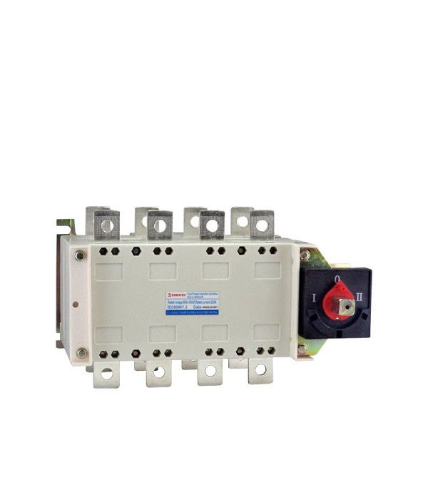 Chave Transferência Chave Transferência Tetrapolar 250A 460VCA para Gerador com Manopla Longa com Prolongador 300 mm