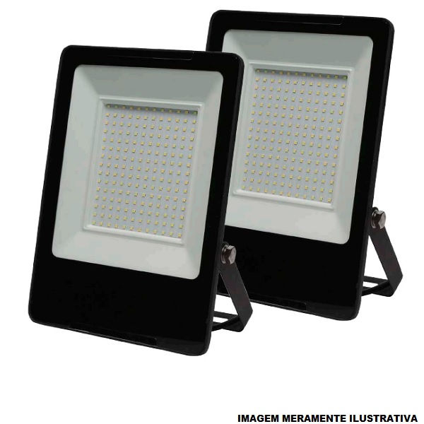 Projetor Led 30W Alumínio TR LED PRO 6500K 2550 lm Bivolt Preto IP65 20.000H