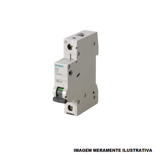 Disjuntor Termomagnético Fixo Unipolar 5SL6 B 10A 10 KA/6 KA 127/220VCA DIN
