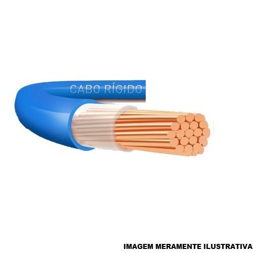 Cabo Cobre Isolado HEPR 90G 0,6/1 kV 1x 240,00 mm² NAX Rígido Azul NBR 7286 Classe 2