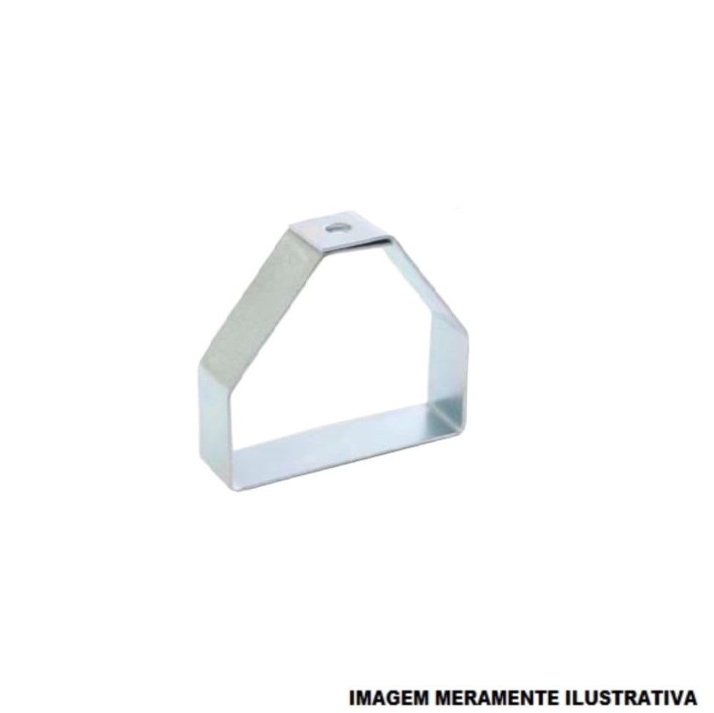 Suporte Balanço para Eletrocalha Suspensão Vertical Galvanizado Eletrolítico 100x50 mm para Tirante