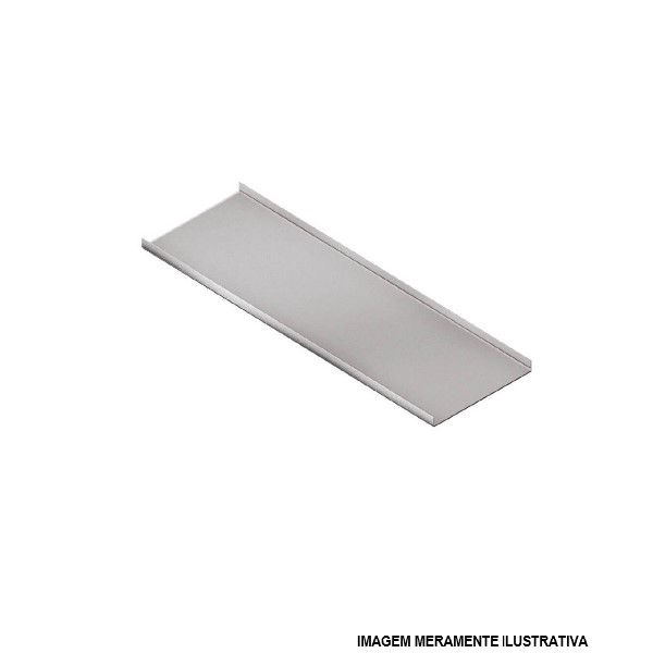 Tampa Encaixe para Eletrocalha Galvanizada Eletrolítica 250x3000 mm