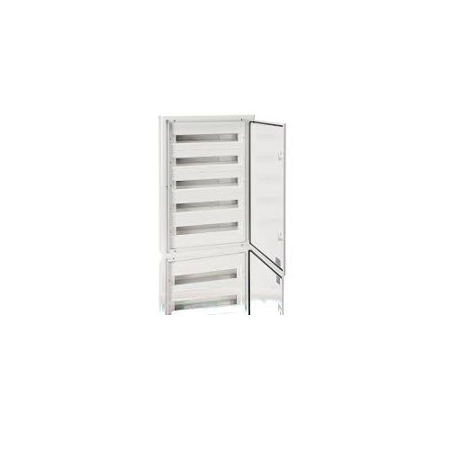 Quadro de Distribuição Quadro de Distribuição PVC Sobrepor 104 Disjuntores DIN com Barramento Neutro/Terra sem Geral Branco com Porta Platinnum BOX