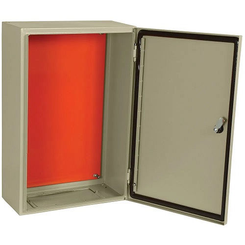 Quadro de Comando Metálico 800x600x250 mm com Flange Bege IP64