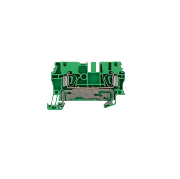 Conector Passagem SAK Poliamida Zpe/Zdu Terra 2,50 mm² Verde/Amarelo Conexão para Mola
