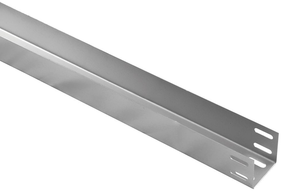 Eletrocalha Lisa Galvanizada Eletrolítica 100x50x3000 mm sem Tampa sem Virola Chapa 24