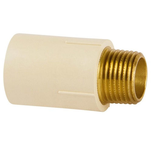 Conector Super CPVC Transição Macho 35 mmX1.1/4" Ultratemp Flowguard Água Quente com Inserto Metálico