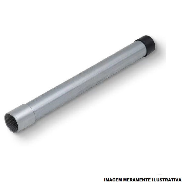 Eletroduto Leve Galvanizado Eletrolítico Parede 0,50 mm 1"X3 M sem Rosca
