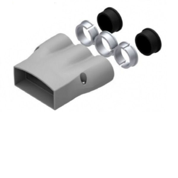 Adaptador Para Eletroduto 3 X 3/4 Branco Alumínio INJ