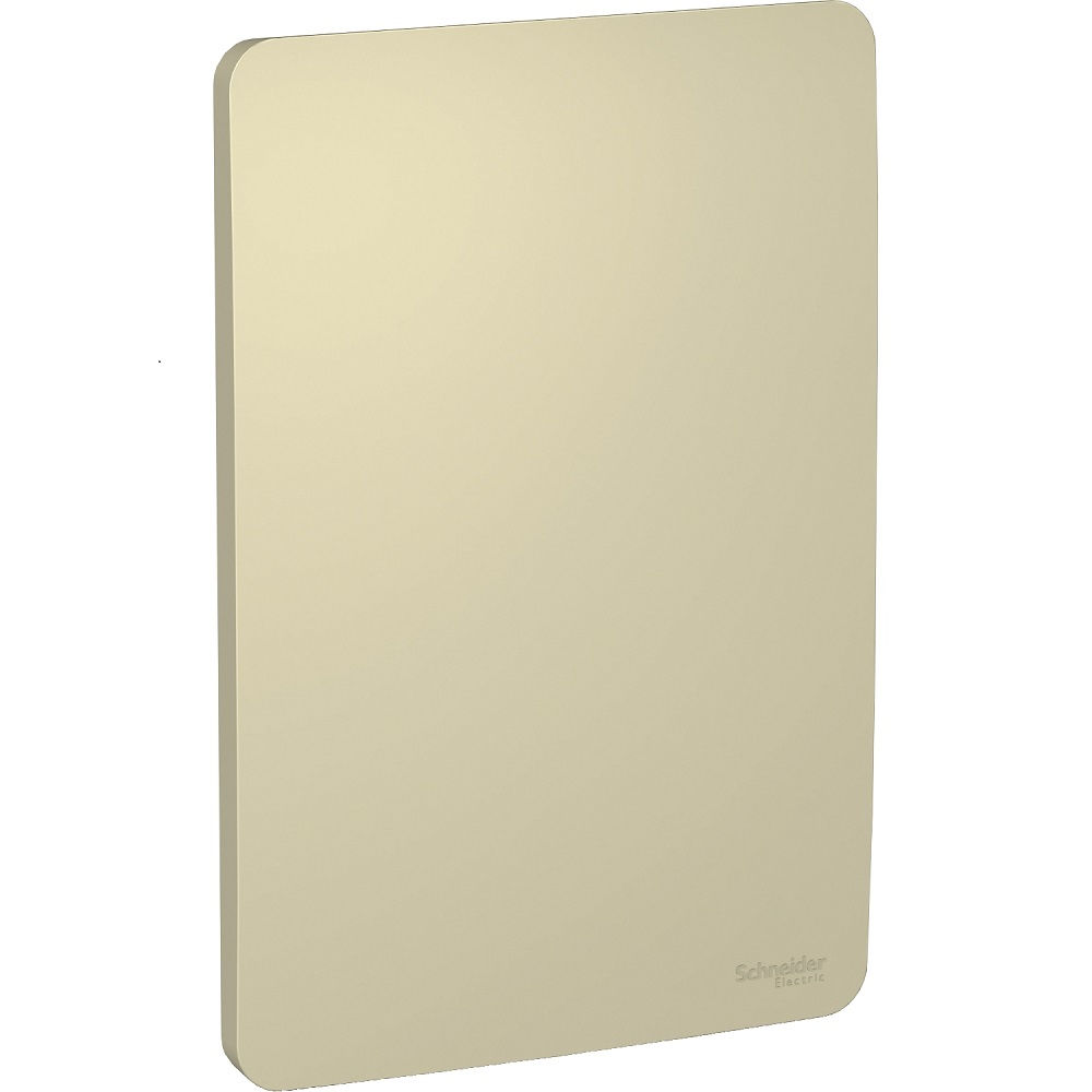Placa PVC Cega 4x2 Dourada Linha Essence Orion Horizon Gold