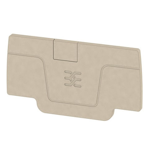 Tampa Final Poliamida para A2C 2,5 mm² Bege Escuro