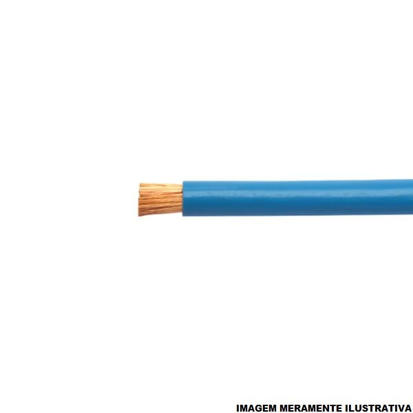 Cabo Cobre Isolado PVC 70G 750V 1x 4,00 mm² ATOX FLEX Azul NBR 13248 Classe 5