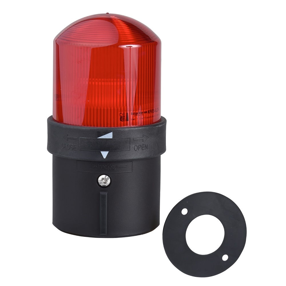Sinaleiro PVC Torre com 1 Lente 70 mm Vermelho 220VCA Luz Contínua