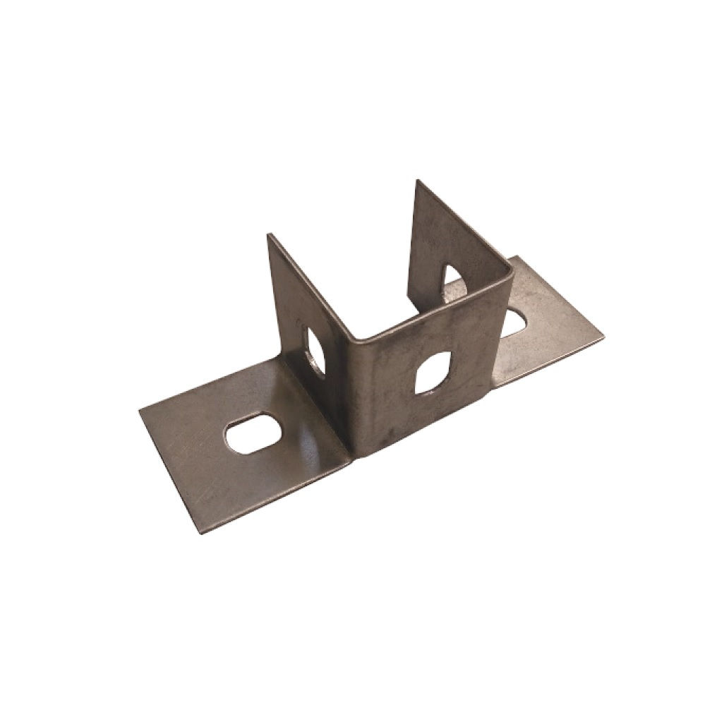 Flange Perfurada para Perfilado Galvanizada Eletrolítica 38x38 mm para Ligação em Painel